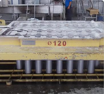 Máquina de fundición para planta de aleación de aluminio